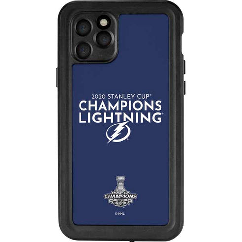 NHL 2020 Stanley Cup Champions Lightning iPhone 11 Pro Waterproof Case