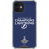 NHL 2020 Stanley Cup Champions Lightning iPhone 12 Mini Clear Case