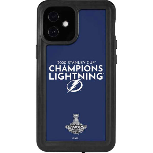 NHL 2020 Stanley Cup Champions Lightning iPhone 12 Mini Waterproof Case