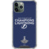 NHL 2020 Stanley Cup Champions Lightning iPhone 12 Pro Clear Case