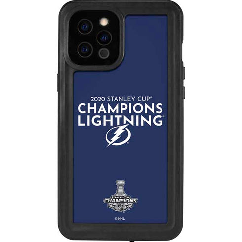 NHL 2020 Stanley Cup Champions Lightning iPhone 12 Pro Max Waterproof Case