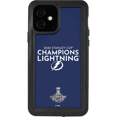 NHL 2020 Stanley Cup Champions Lightning iPhone 12 Waterproof Case