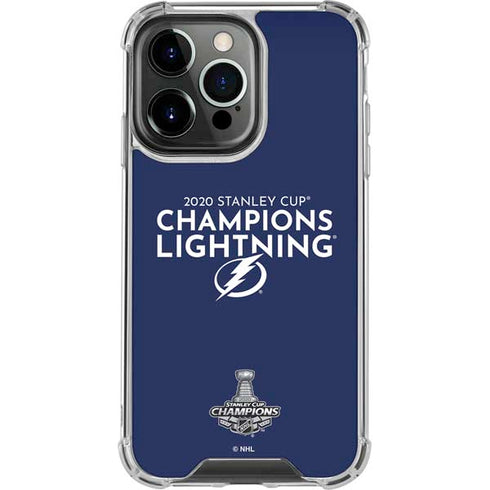NHL 2020 Stanley Cup Champions Lightning iPhone 13 Pro Clear Case