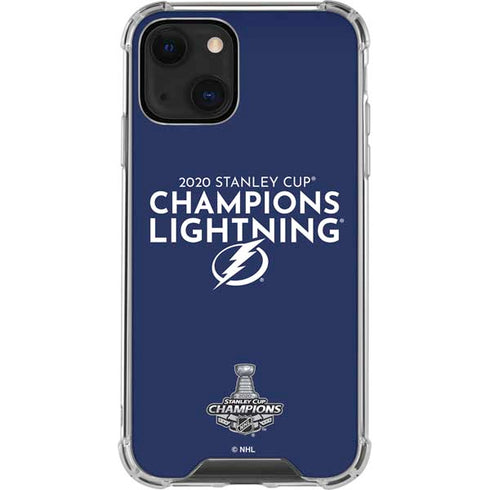 NHL 2020 Stanley Cup Champions Lightning iPhone 14 Plus Clear Case