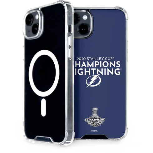 NHL 2020 Stanley Cup Champions Lightning iPhone 15 Plus MagSafe Case