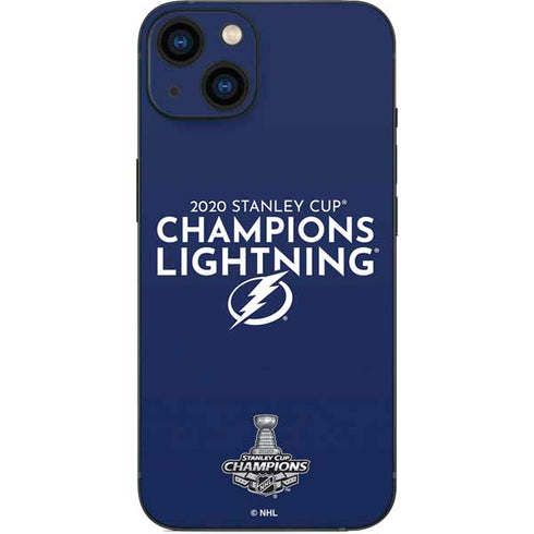NHL 2020 Stanley Cup Champions Lightning iPhone 15 Plus Skin