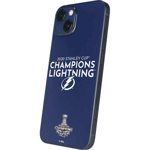 NHL 2020 Stanley Cup Champions Lightning iPhone 15 Plus Skin