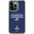 NHL 2020 Stanley Cup Champions Lightning iPhone 15 Pro Clear Case