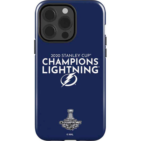 NHL 2020 Stanley Cup Champions Lightning iPhone 14 Pro Impact Case