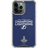 NHL 2020 Stanley Cup Champions Lightning iPhone 14 Pro Max Clear Case
