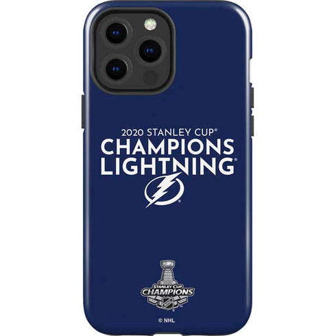 NHL 2020 Stanley Cup Champions Lightning iPhone 15 Pro Max Impact Case