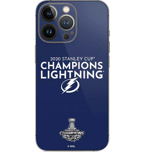 NHL 2020 Stanley Cup Champions Lightning iPhone 15 Pro Skin