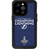 NHL 2020 Stanley Cup Champions Lightning iPhone 14 Pro Waterproof Case