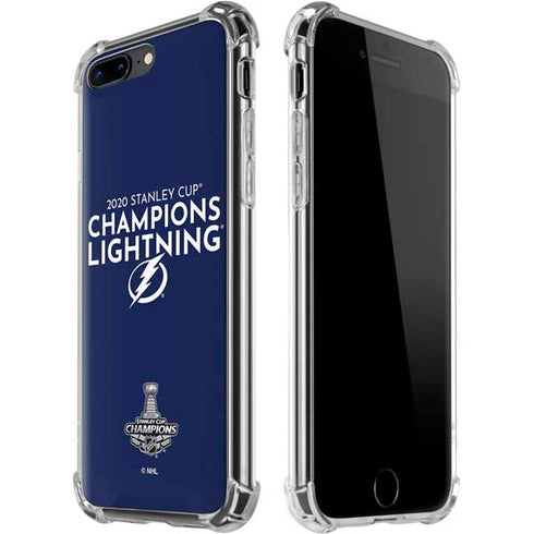 NHL 2020 Stanley Cup Champions Lightning iPhone 7/8 Plus Clear Case