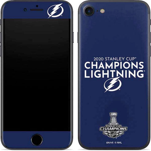 NHL 2020 Stanley Cup Champions Lightning iPhone 8 Skin