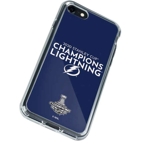 NHL 2020 Stanley Cup Champions Lightning iPhone SE (2nd & 3rd Gen) Clear Case