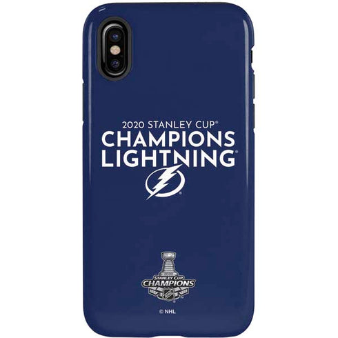 NHL 2020 Stanley Cup Champions Lightning iPhone X Pro Case