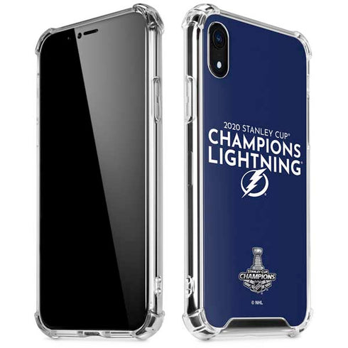 NHL 2020 Stanley Cup Champions Lightning iPhone XR Clear Case