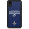 NHL 2020 Stanley Cup Champions Lightning iPhone XR Waterproof Case