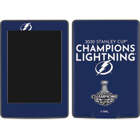 NHL 2020 Stanley Cup Champions Lightning Amazon Kindle Skin