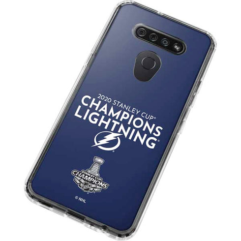 NHL 2020 Stanley Cup Champions Lightning LG K51/Q51 Clear Case