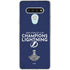 NHL 2020 Stanley Cup Champions Lightning LG Stylo 6 Clear Case