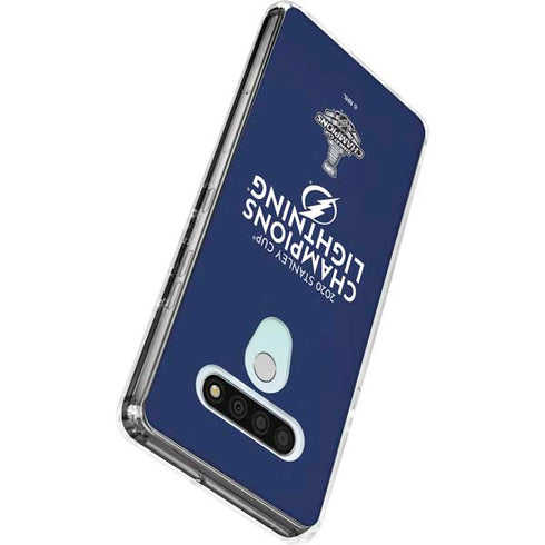 NHL 2020 Stanley Cup Champions Lightning LG Stylo 6 Clear Case