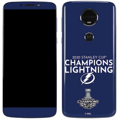 NHL 2020 Stanley Cup Champions Lightning Moto E5 Plus Skin