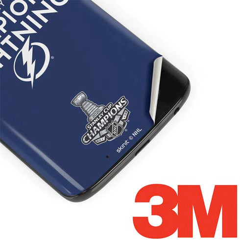 NHL 2020 Stanley Cup Champions Lightning Moto G6 Skin