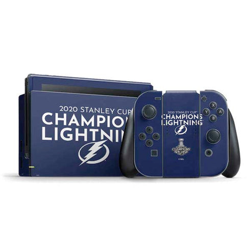 NHL 2020 Stanley Cup Champions Lightning Nintendo Switch Bundle Skin