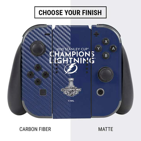 NHL 2020 Stanley Cup Champions Lightning Nintendo Switch Bundle Skin