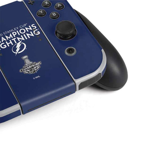 NHL 2020 Stanley Cup Champions Lightning Nintendo Switch OLED (2021) Skin