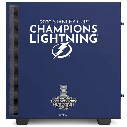 NHL 2020 Stanley Cup Champions Lightning NZXT H510 Compact ATX Mid-Tower Case Skin