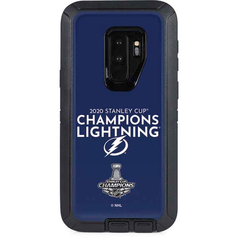 NHL 2020 Stanley Cup Champions Lightning Otterbox Defender Galaxy Skin
