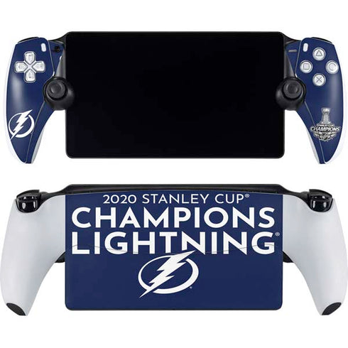 NHL 2020 Stanley Cup Champions Lightning PlayStation Portal Remote Player Skin