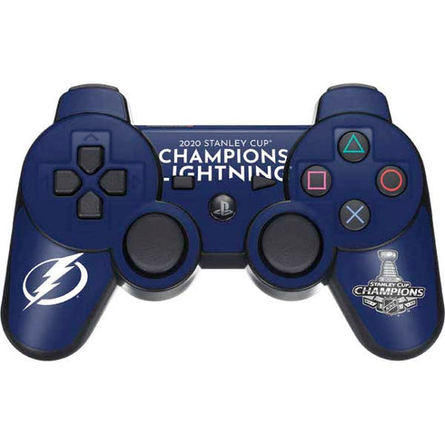 NHL 2020 Stanley Cup Champions Lightning PS3 Dual Shock wireless controller Skin
