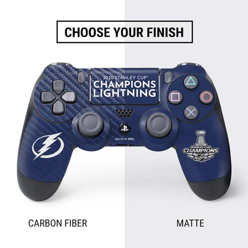 NHL 2020 Stanley Cup Champions Lightning PS4 Controller Skin