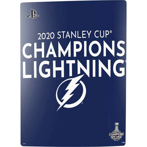 NHL 2020 Stanley Cup Champions Lightning PS5 Bundle Skin