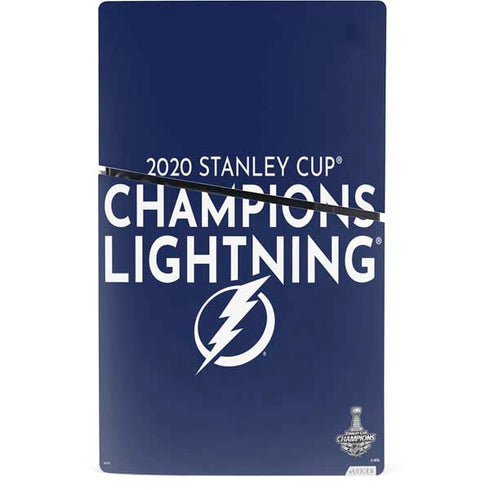 NHL 2020 Stanley Cup Champions Lightning PS5 Slim Digital Edition Bundle Skin