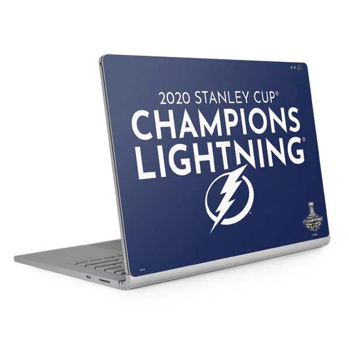 NHL 2020 Stanley Cup Champions Lightning Surface Book 2 13.5in Skin
