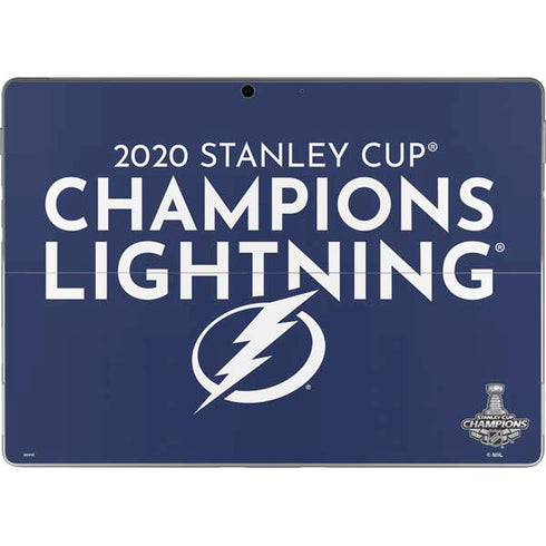 NHL 2020 Stanley Cup Champions Lightning Surface Pro 8 Skin