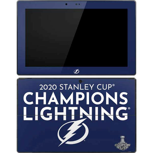 NHL 2020 Stanley Cup Champions Lightning Surface Pro Tablet Skin
