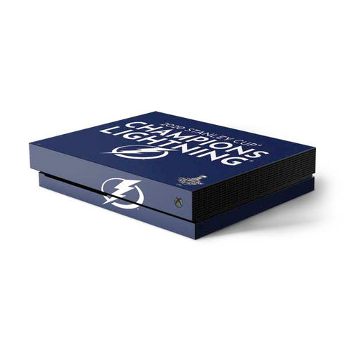 NHL 2020 Stanley Cup Champions Lightning Xbox One X Console Skin