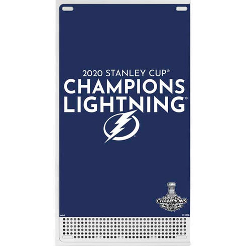 NHL 2020 Stanley Cup Champions Lightning Xbox Series S Console Skin