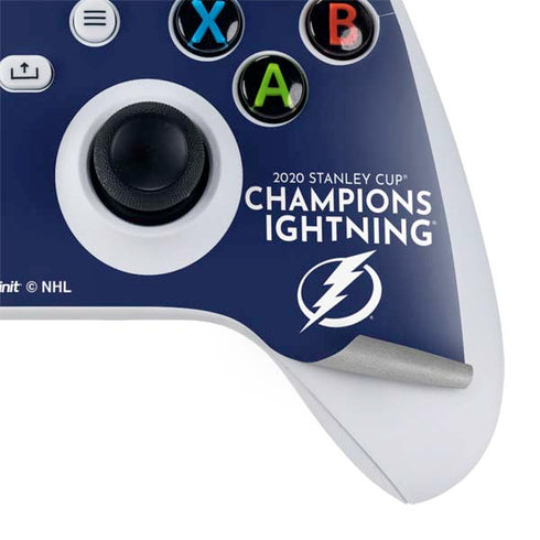 NHL 2020 Stanley Cup Champions Lightning Xbox Series S Controller Skin