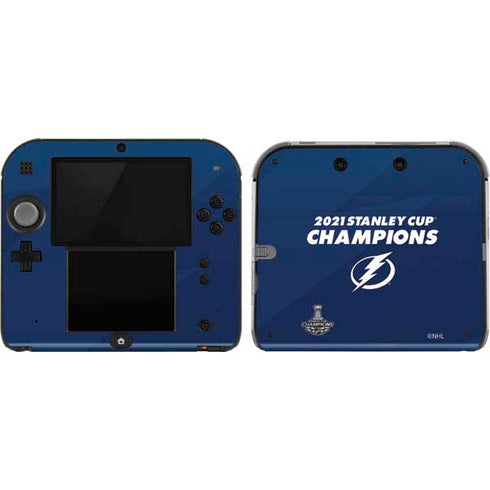 NHL 2021 Stanley Cup Champions Tampa Bay Lightning Nintendo 2DS Skin