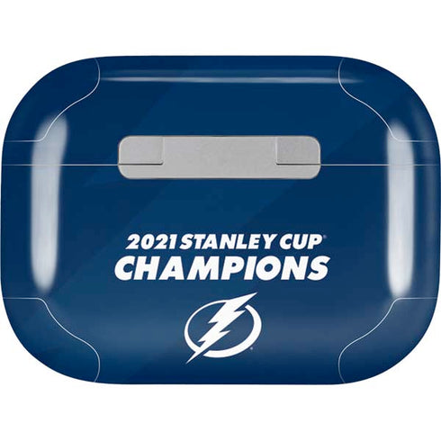NHL 2021 Stanley Cup Champions Tampa Bay Lightning Apple AirPods Pro Skin
