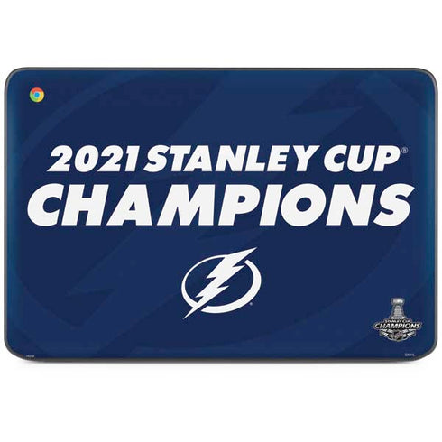 NHL 2021 Stanley Cup Champions Tampa Bay Lightning HP Chromebook Skin
