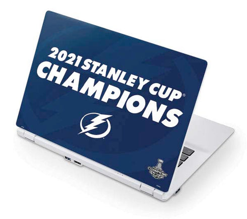 NHL 2021 Stanley Cup Champions Tampa Bay Lightning Acer Chromebook Skin