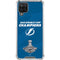 NHL 2021 Stanley Cup Champions Tampa Bay Lightning Galaxy A12 Clear Case